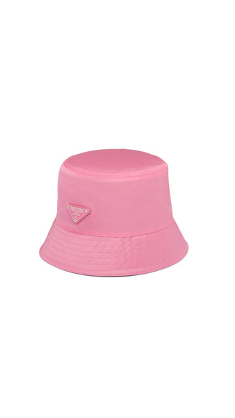 prada 18ss Racing logo nylon bucket hat-