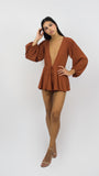 Rusted Flowing Playsuit